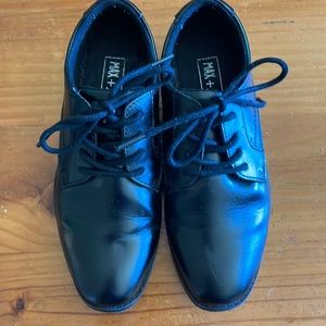 Boys black dress shoes